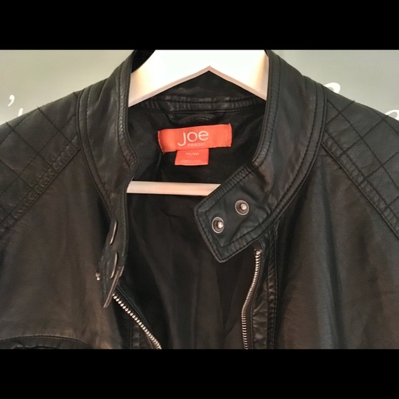 JOE FRESH LEATHER JACKET - Picture 4 of 4
